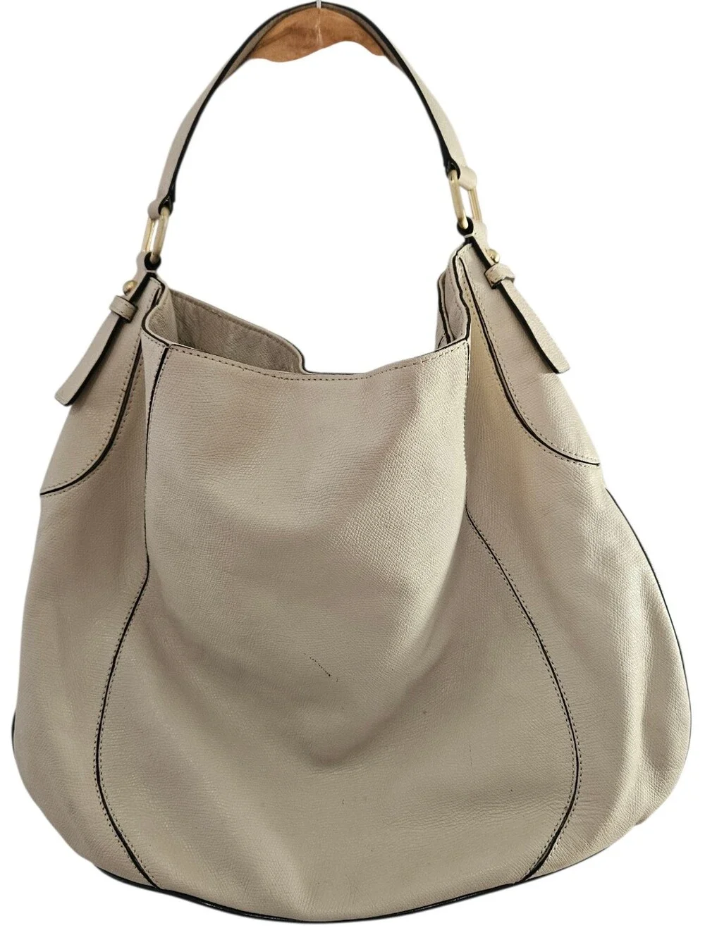 Talbots Classic Cream Tote Handbag - Women Bags